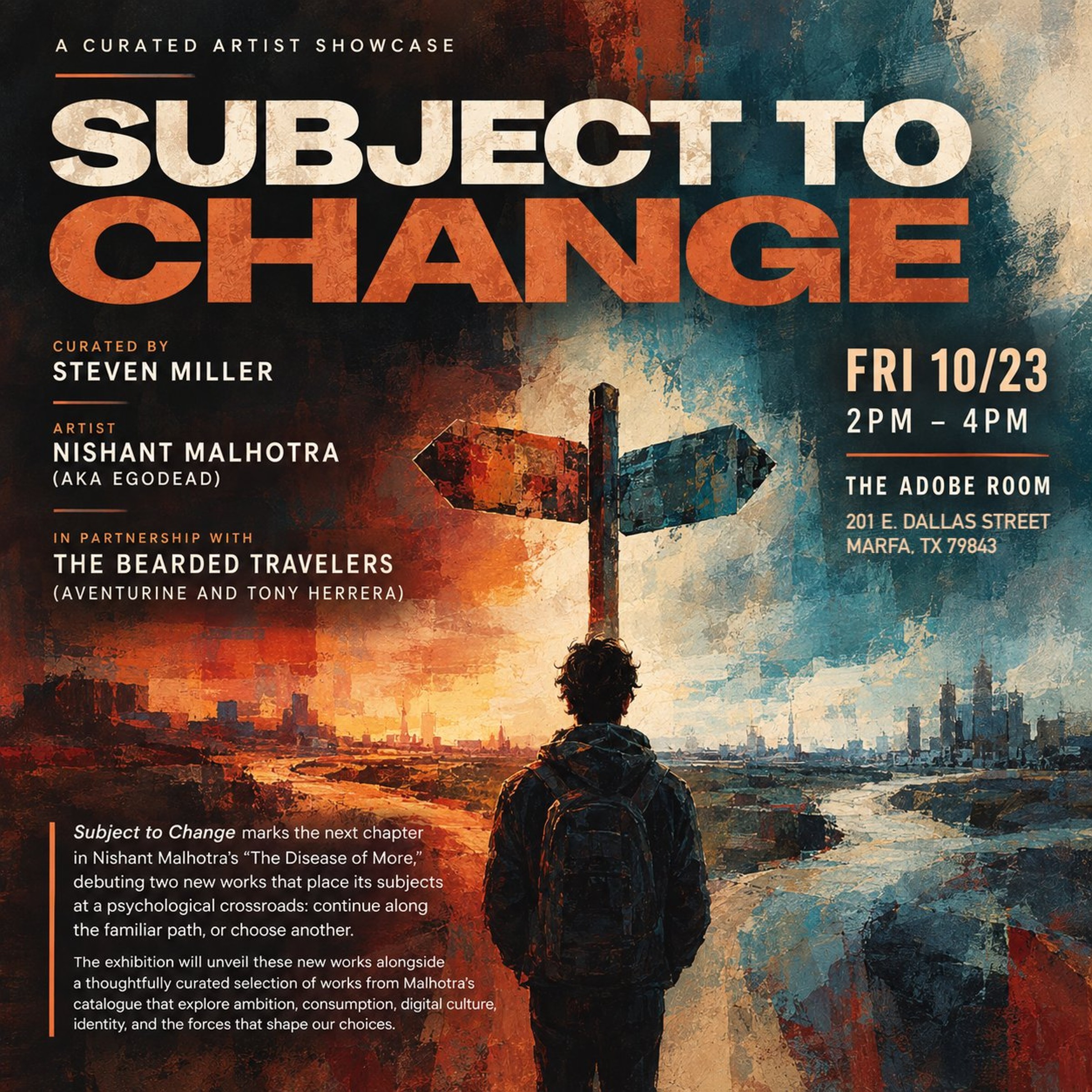 Subject to Change — Nishant Malhotra